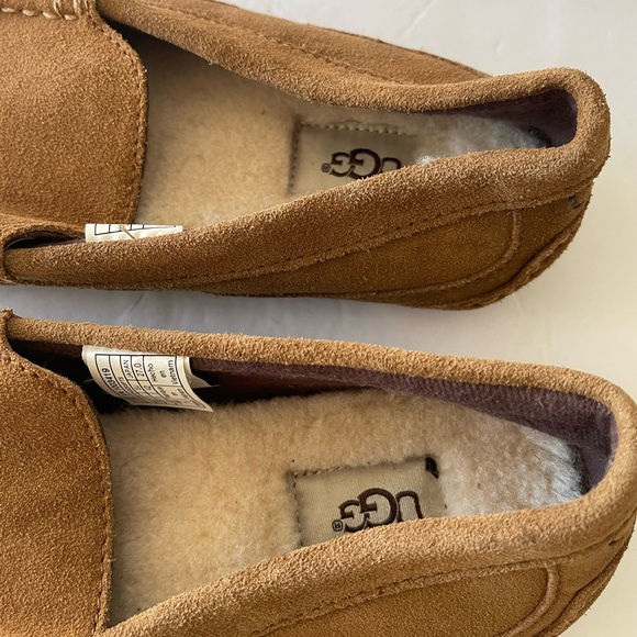 UGG Mens Ascot Slippers Suede Brown 9 ?? main image 5